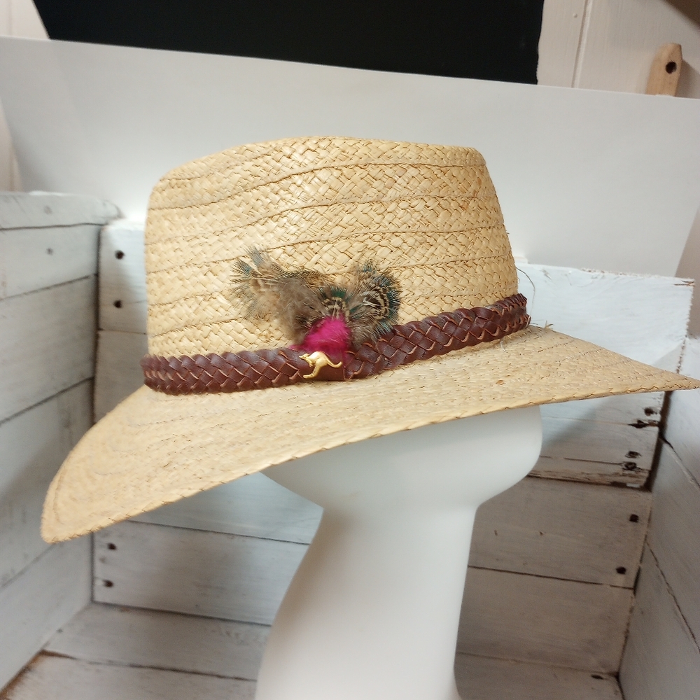Summer Club Australian Sun Protection Straw Hat, Sun Hat, Summer Hat